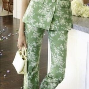 Tuckernuck Green Floral Women's Pantsuit